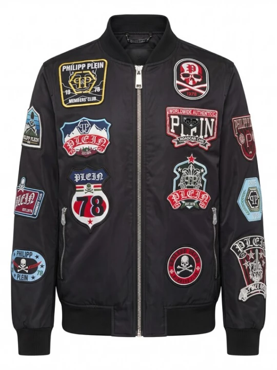Foto van product Philipp Plein Tussenjas gemengde kleuren / zwart
