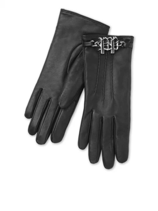 Foto van product Philipp Plein Vingerhandschoenen 'Gothic' zwart