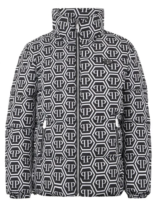 Foto van product Philipp Plein Winterjas zwart / wit