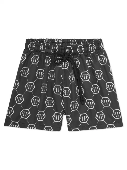 Foto van product Philipp Plein Zwemshorts zwart / wit