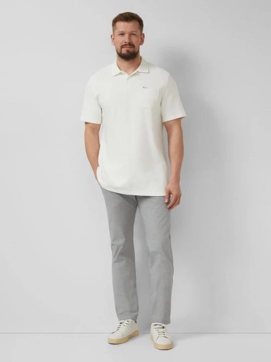 Foto van product Phoenix: chino met fijn patroon en elastische tailleband s.Oliver grijs