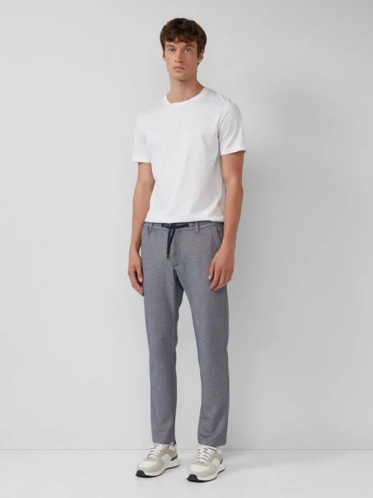 Foto van product Phoenix: gebreide tricot broek met elastische tailleband s.Oliver blauw