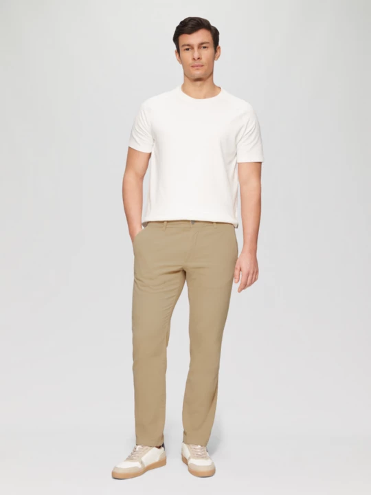 Foto van product Phoenix: gestructureerde chino in een regular fit s.Oliver beżowy