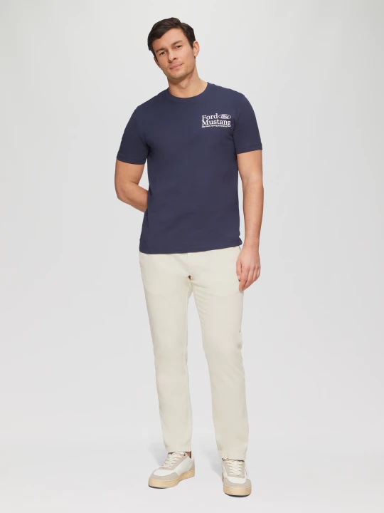 Foto van product Phoenix: gestructureerde chino in een regular fit s.Oliver crème