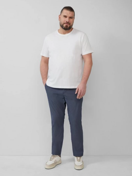 Foto van product Phoenix: gestructureerde chino met elastische band s.Oliver blauw