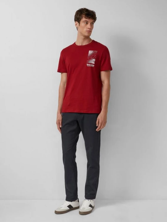 Foto van product Phoenix: Gestructureerde chino met elastische tailleband s.Oliver grijs