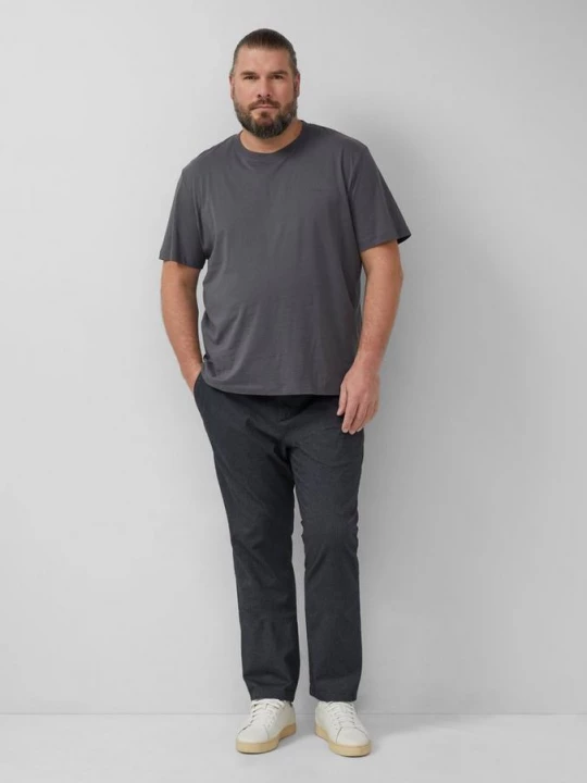 Foto van product Phoenix: Gestructureerde chino's van stretchkatoen s.Oliver grijs
