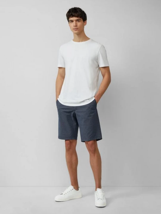 Foto van product Phoenix: gestructureerde chinoshort met elastische band s.Oliver blauw