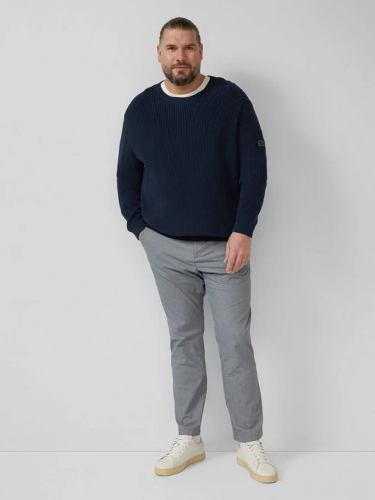 Foto van product Phoenix: Normale pasvorm / fijn gestructureerde chino s.Oliver blauw