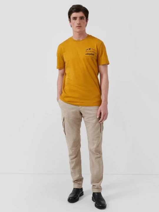 Foto van product Phoenix: Regular-fit cargo broek van katoenflanel s.Oliver beżowy