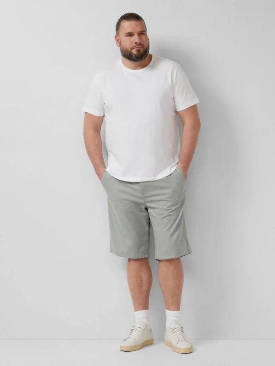 Foto van product Phoenix: shorts met elastische tailleband en trekkoord s.Oliver grijs