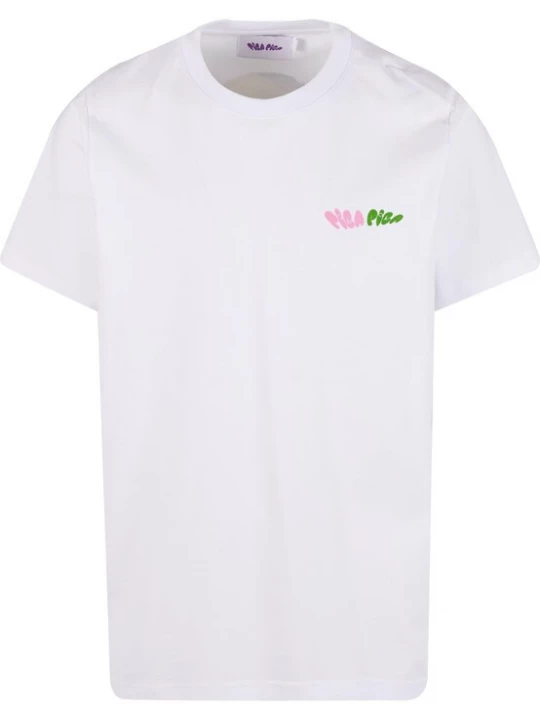 Foto van product Pica Pica Shirt 'Fior di Latte' gemengde kleuren / wit