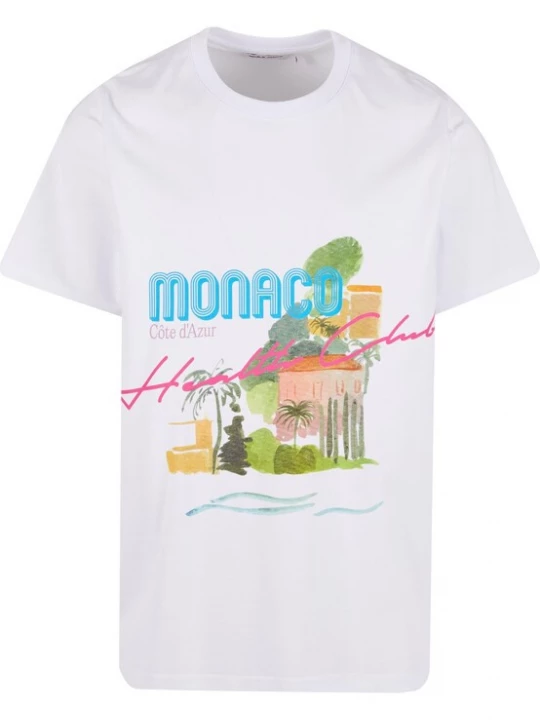 Foto van product Pica Pica Shirt 'Monaco Health Club' lichtblauw / honing / donkerroze / wit