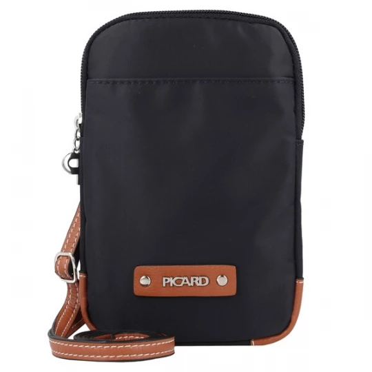 Foto van product Picard Schoudertas nachtblauw / cognac / zilver