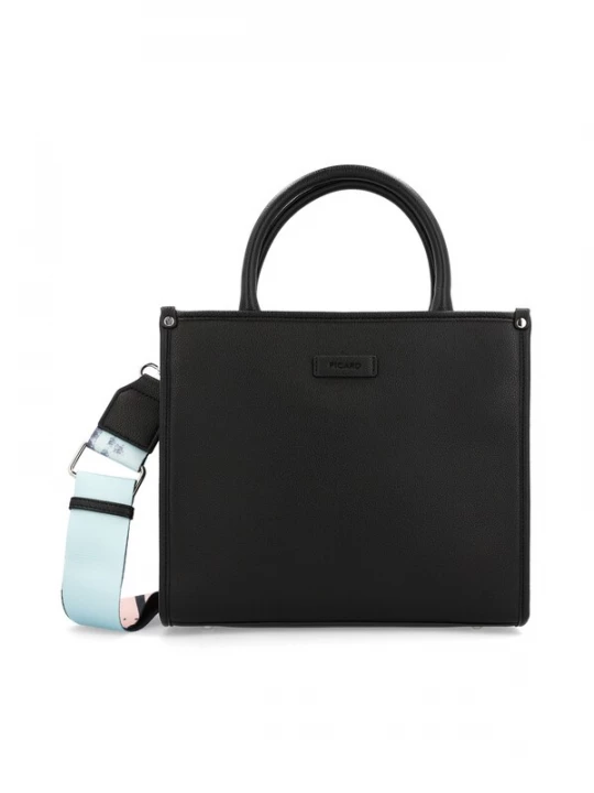 Foto van product Picard Shopper ' Fantastic ' lichtblauw / zwart