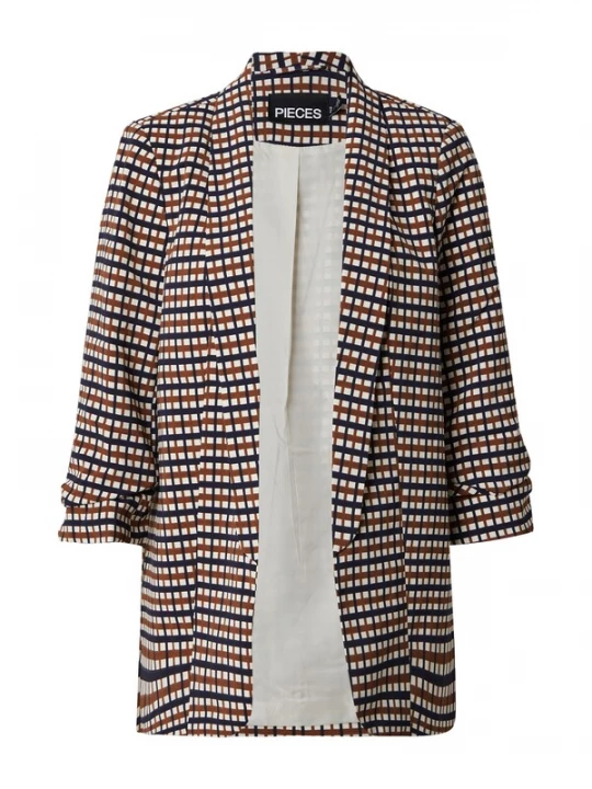 Foto van product PIECES Blazers 'PCBOSS' donkerblauw / roestbruin / wit