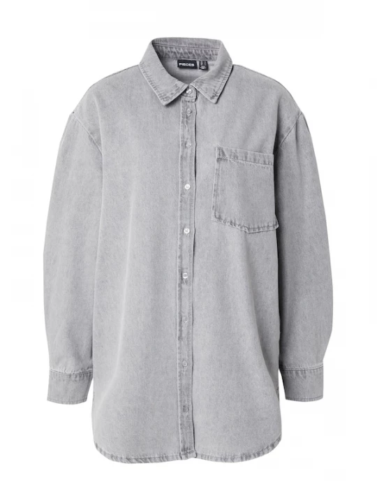 Foto van product PIECES Blouse 'MAISIE' grey denim