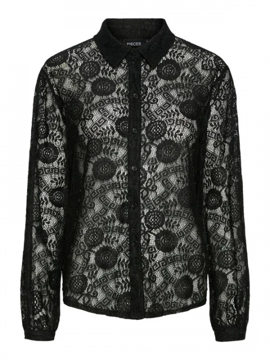 Foto van product PIECES Blouse 'OLLINE' zwart