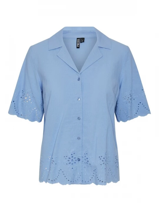 Foto van product PIECES Blouse 'PCAlmina' lichtblauw