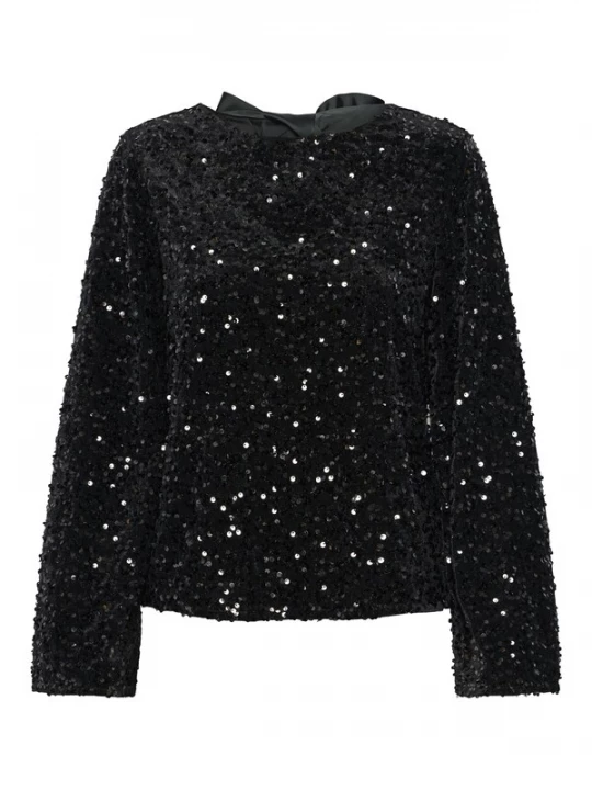 Foto van product PIECES Blouse 'PCKAM' zwart