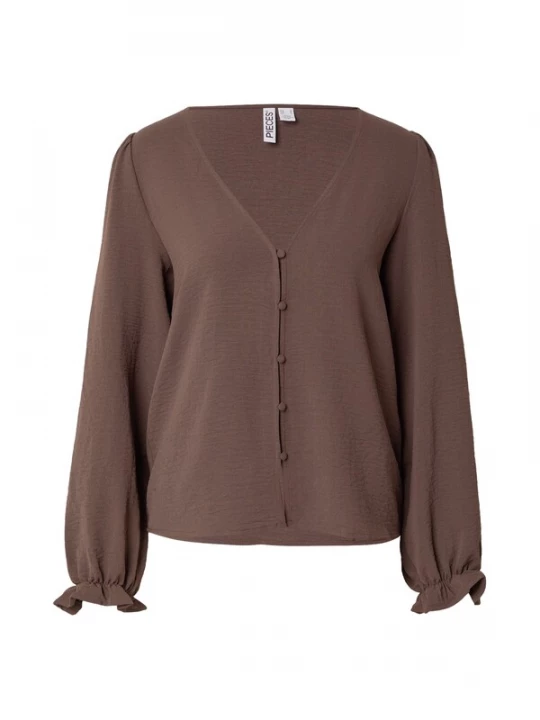 Foto van product PIECES Blouse 'PCTIFFANY' bruin