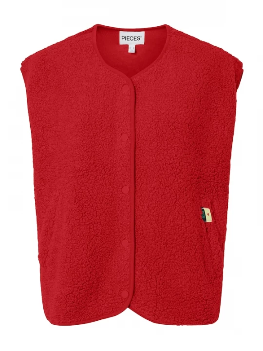 Foto van product PIECES Bodywarmer 'PCKatty' rood