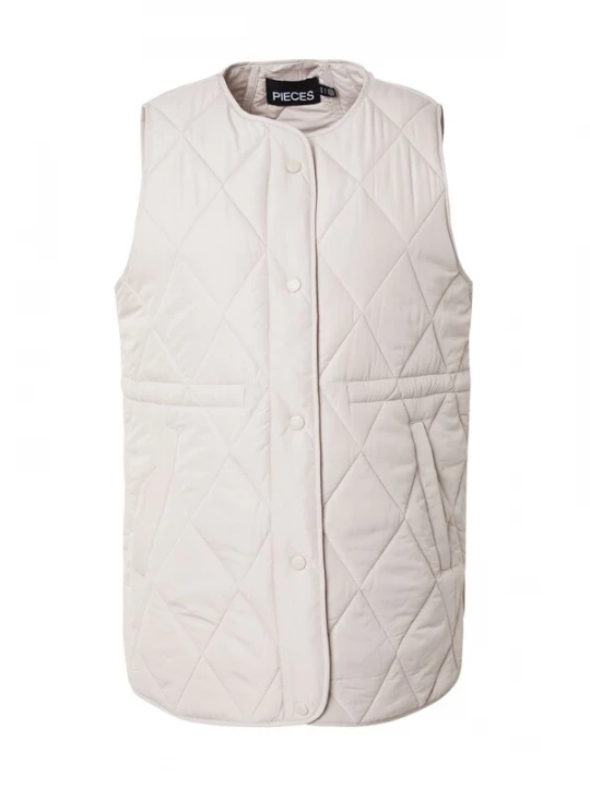 Foto van product PIECES Bodywarmer 'PCSTELLA' zilvergrijs