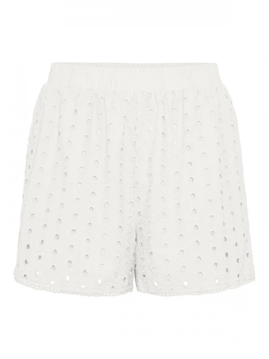 Foto van product PIECES Broek 'Højtaljede' natuurwit