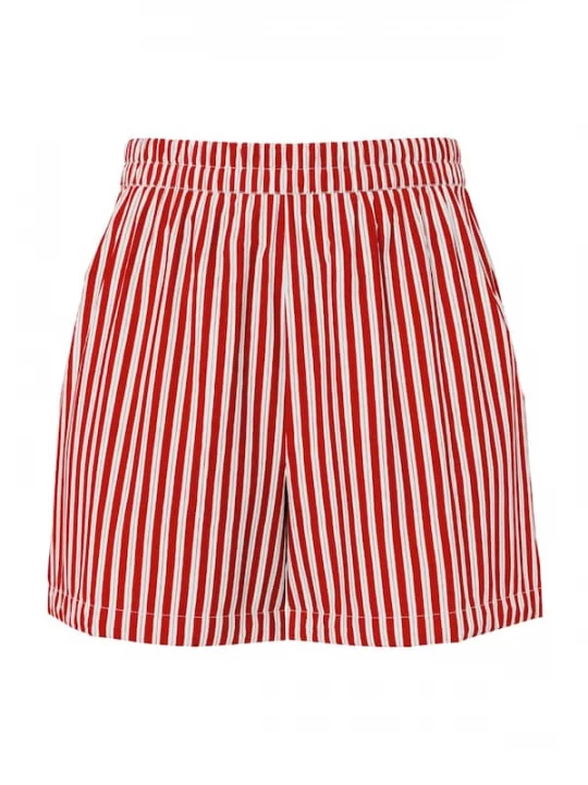 Foto van product PIECES Broek 'PCJolly' rood / wit