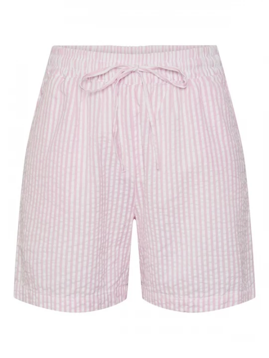 Foto van product PIECES Broek 'PCSally' rosa / wit