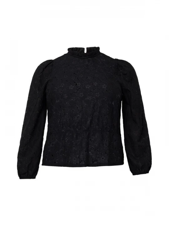Foto van product PIECES Curve Blouse 'JANESSA' zwart