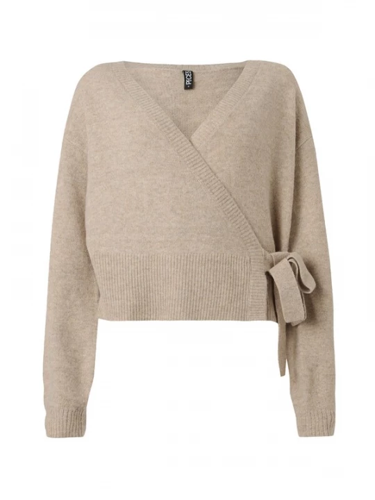 Foto van product PIECES Gebreid vest beige