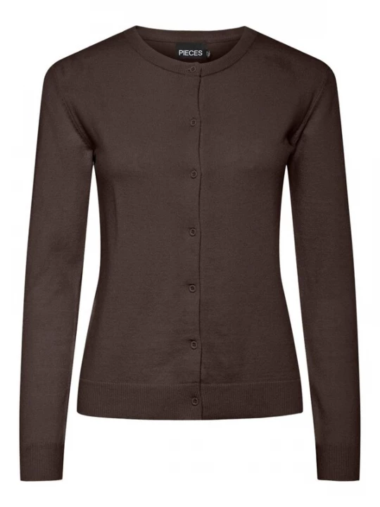 Foto van product PIECES Gebreid vest 'PCNora' donkerbruin