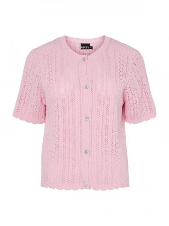 Foto van product PIECES Gebreid vest 'PCNuka' rosa