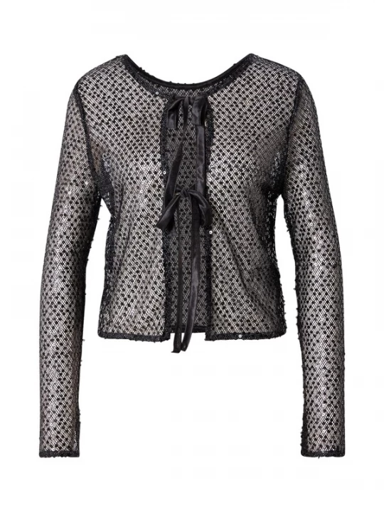 Foto van product PIECES Gebreid vest 'PCRISSI' zwart