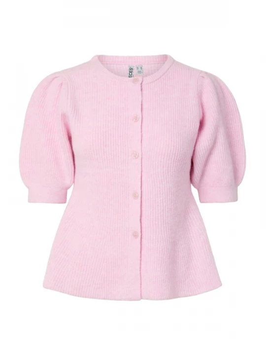 Foto van product PIECES Gebreid vest 'PCSilly' roze gemêleerd