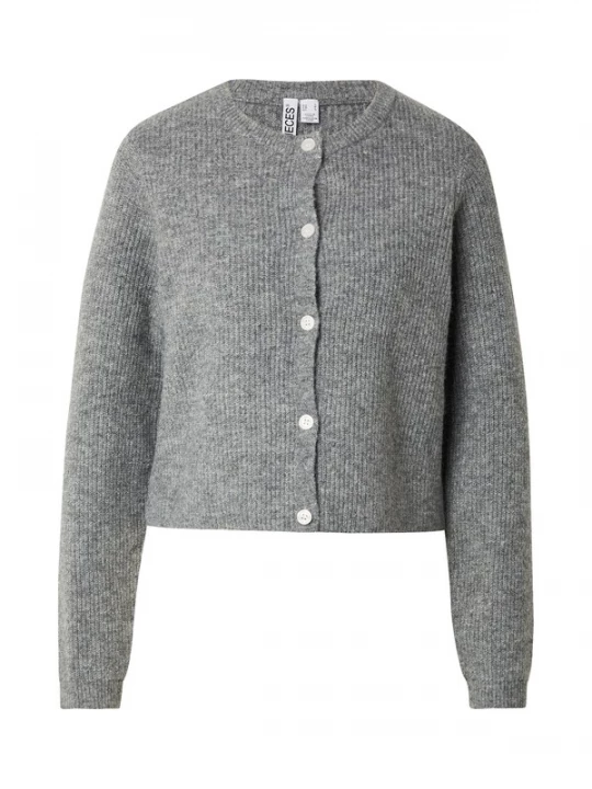 Foto van product PIECES Gebreid vest 'PCSilly' stone grey