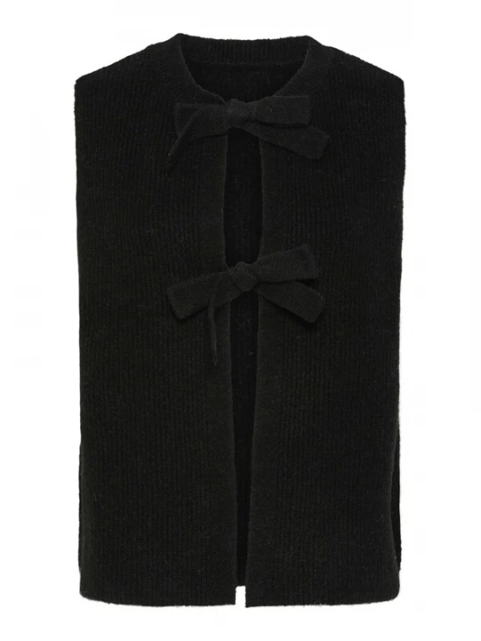 Foto van product PIECES Gebreide bodywarmer 'PCSilly' zwart