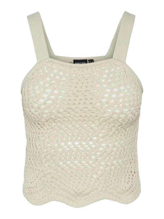 Foto van product PIECES Gebreide top 'PCAia' taupe