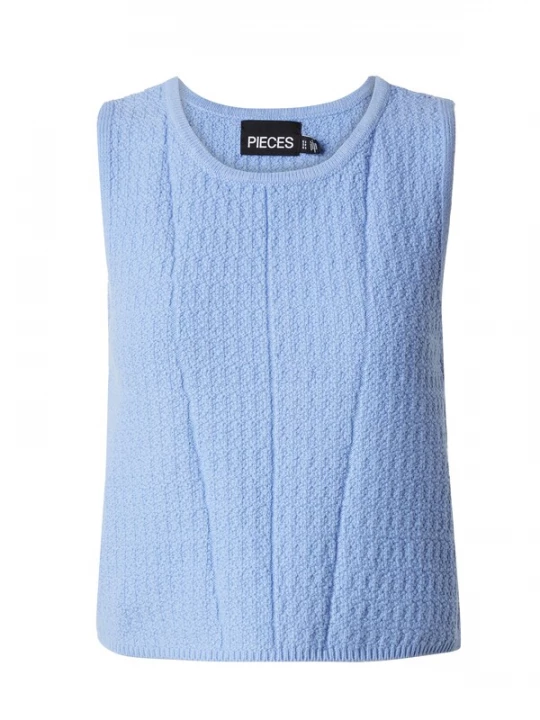 Foto van product PIECES Gebreide top 'PCKENNA' lichtblauw