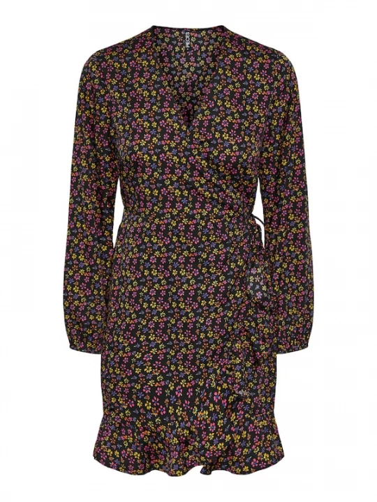 Foto van product PIECES Jurk 'Josi' gemengde kleuren / zwart