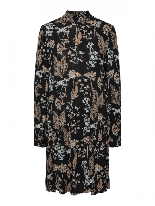 Foto van product PIECES Jurk 'Jubilee' lichtblauw / bruin / zwart / wit