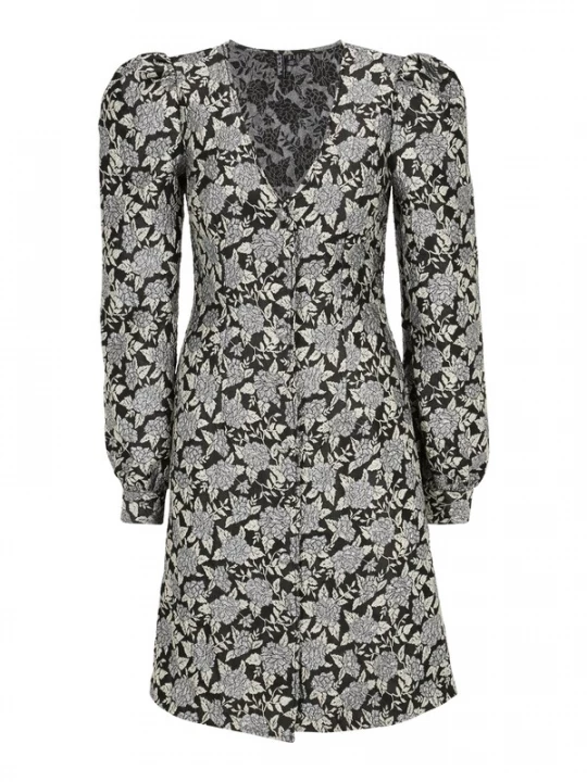 Foto van product PIECES Jurk 'MERCY' ecru / zwart