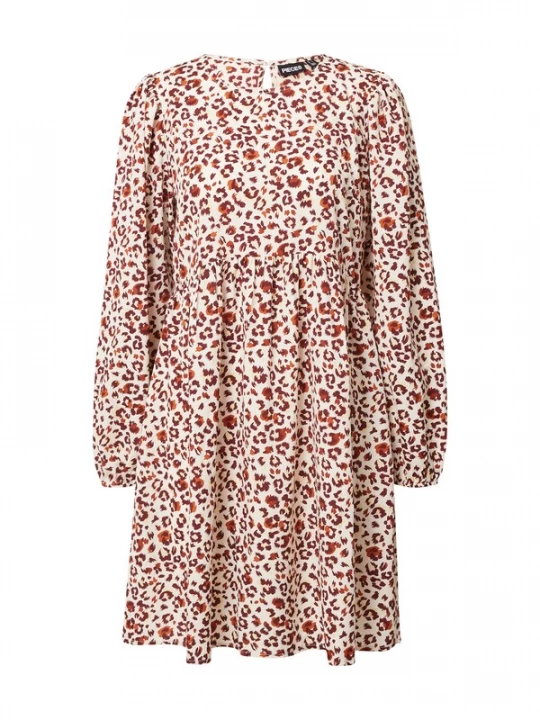 Foto van product PIECES Jurk 'SABINE' beige / bruin / pueblo / wit
