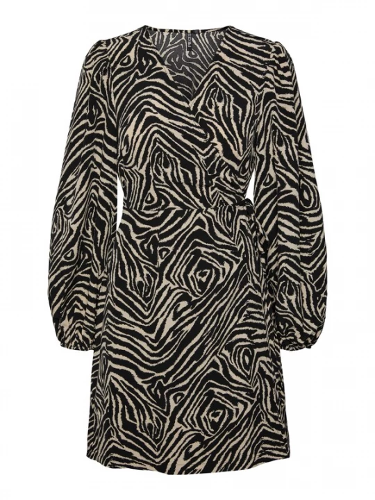 Foto van product PIECES Jurk 'Simmi' beige / zwart