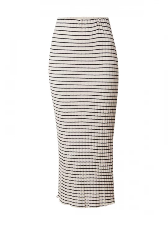 Foto van product PIECES Rok 'PCIRIS' beige / zwart
