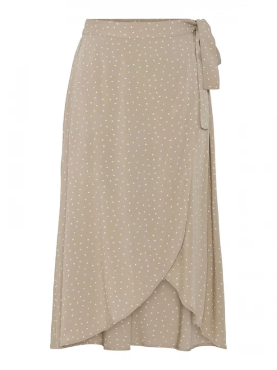 Foto van product PIECES Rok 'PCTALA' beige / wit