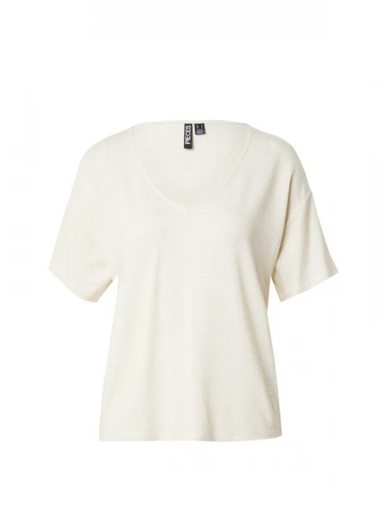 Foto van product PIECES Shirt 'Billo' goud / wit