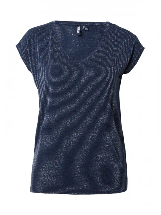 Foto van product PIECES Shirt 'Billo' navy / zilver