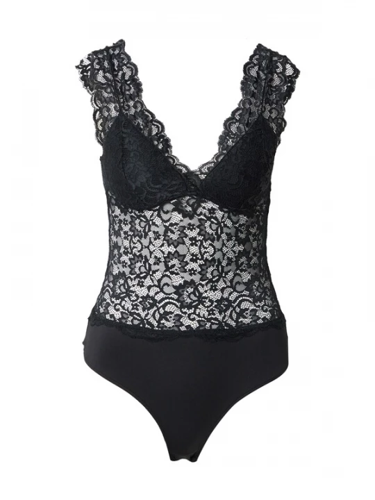 Foto van product PIECES Shirt body 'PCLINA' zwart